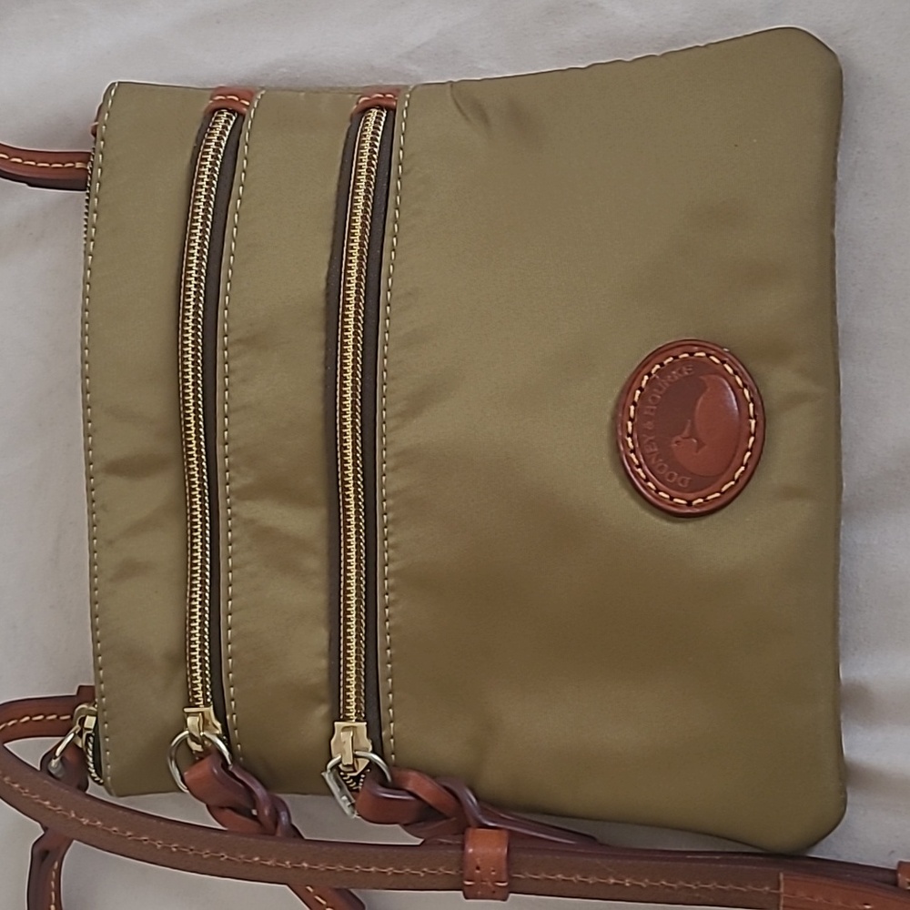 Dooney & Bourke canvas cross body purse.